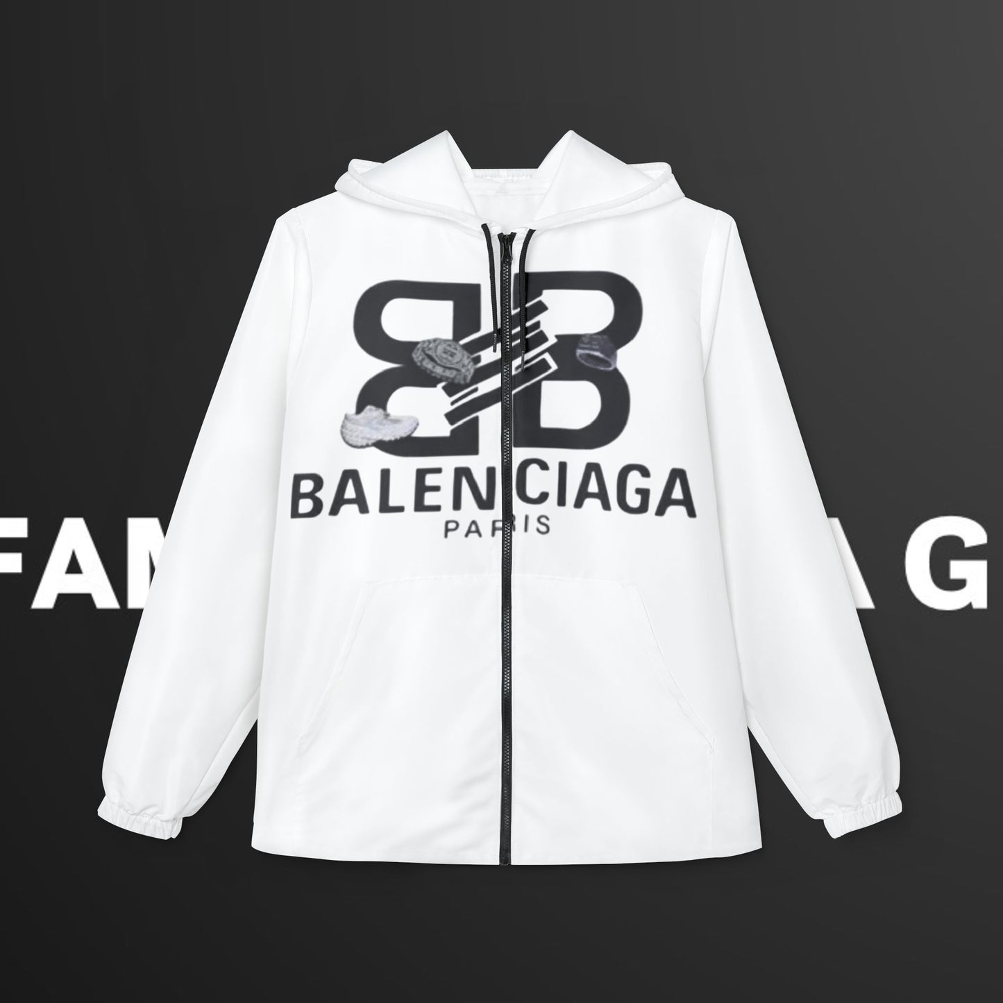 BALENCIAGA Windbreaker Jacket (AOP)