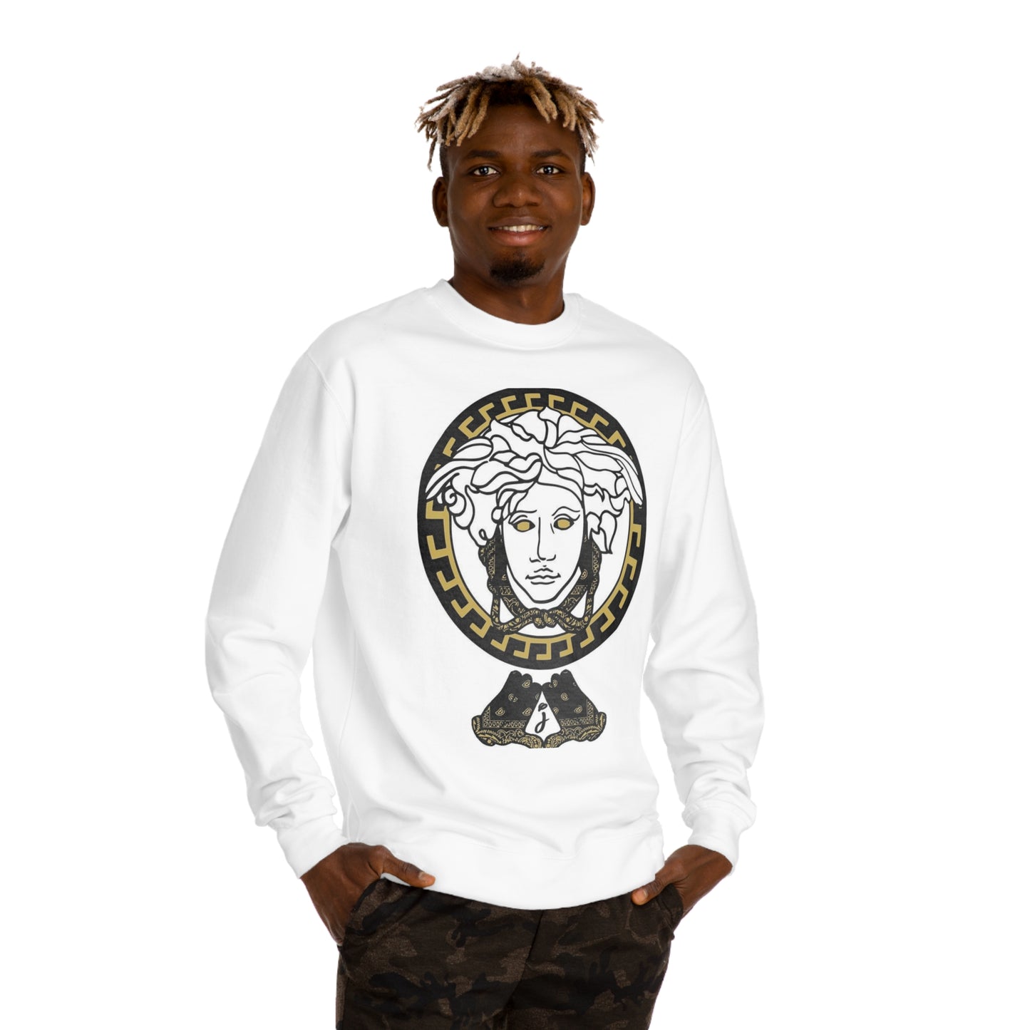 VERSACE Unisex Crew Neck Sweatshirt