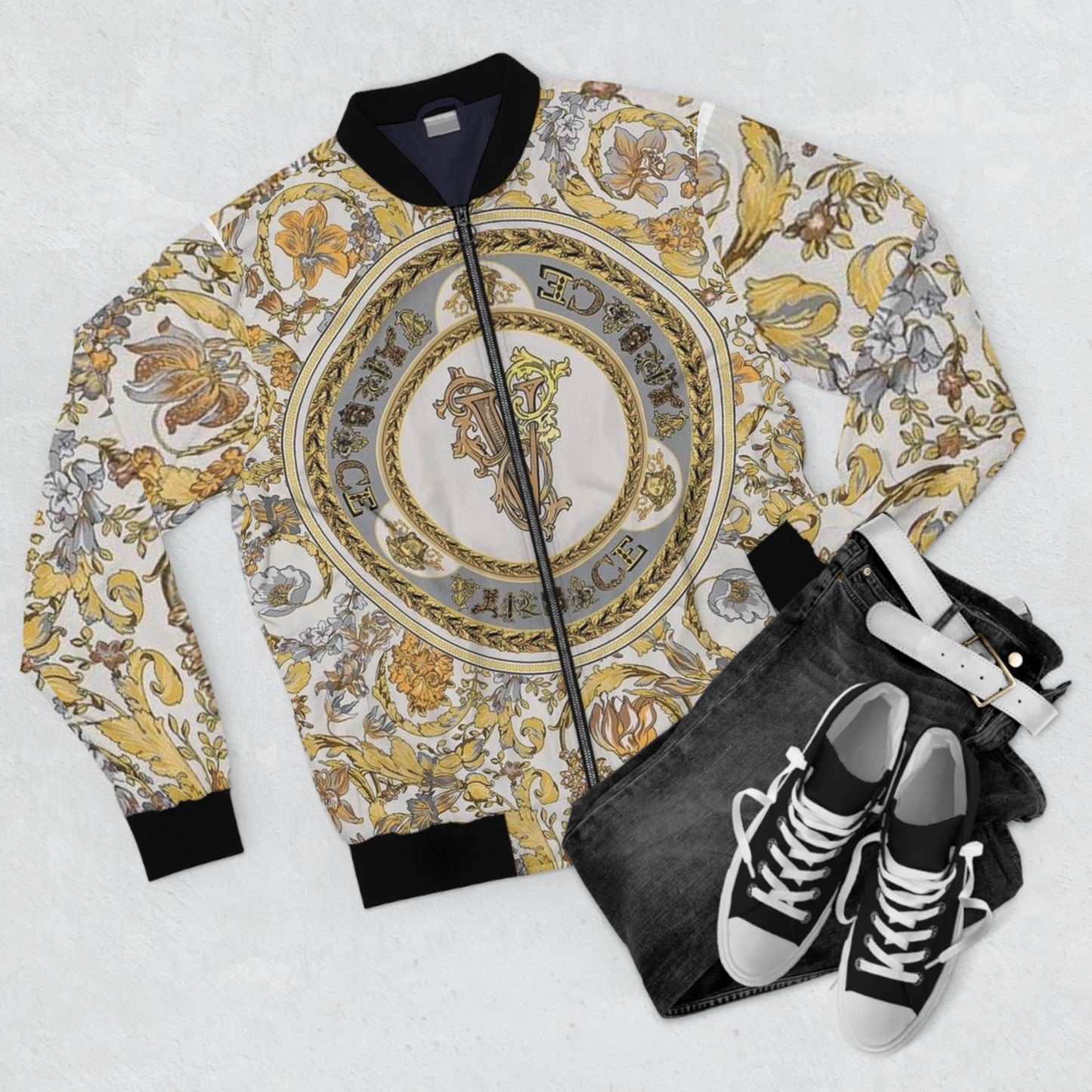 VERSACE Men's Bomber Jacket (AOP)