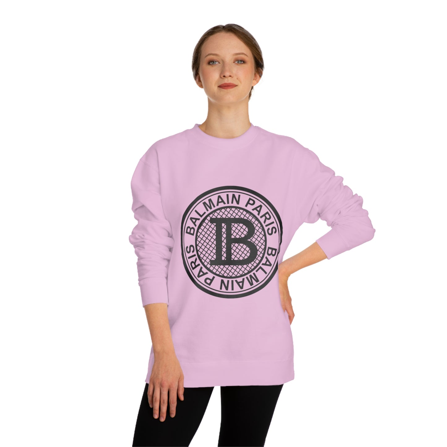 BALAMAIN Unisex Crew Neck Sweatshirt