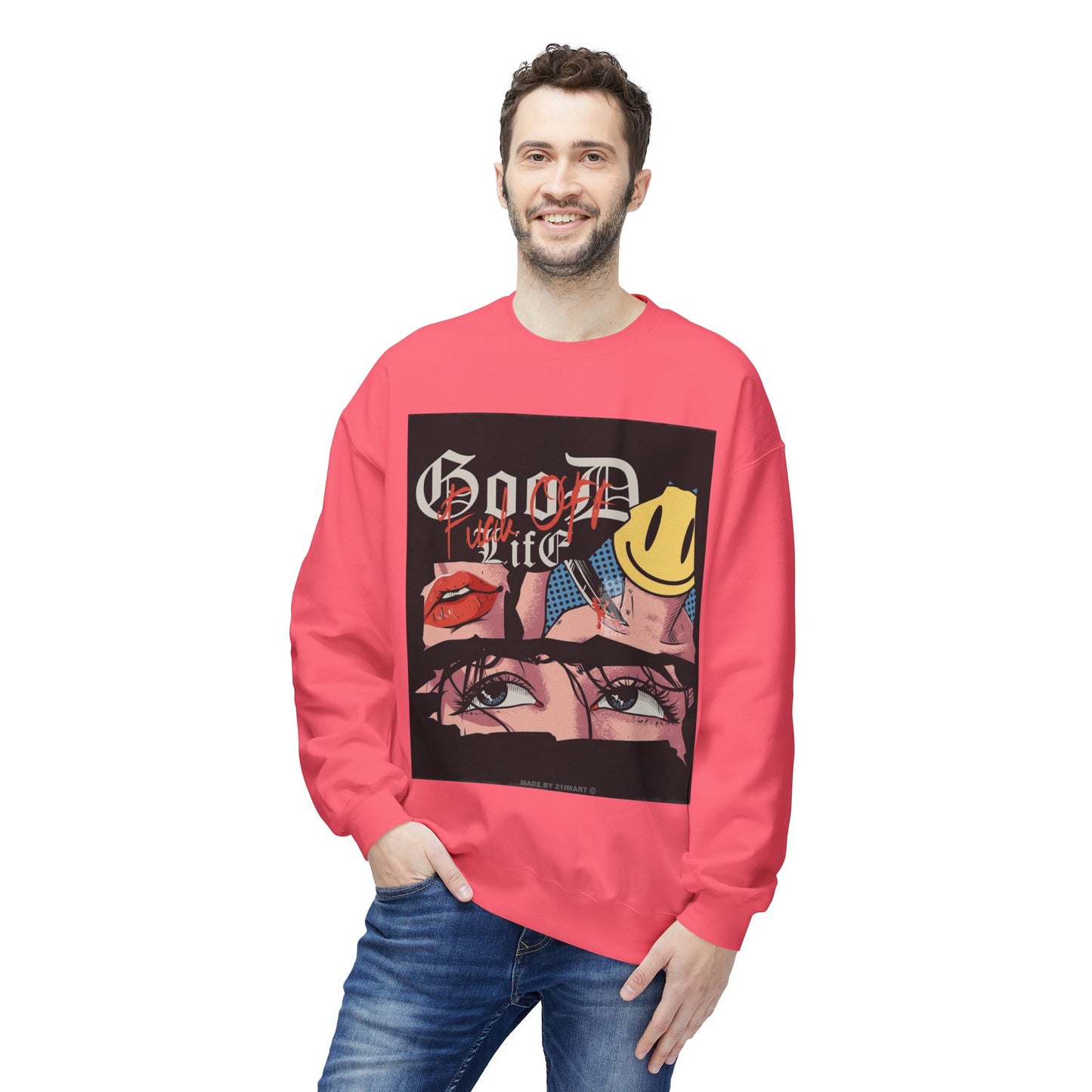 Unisex Midweight Softstyle Fleece Crewneck Sweatshirt