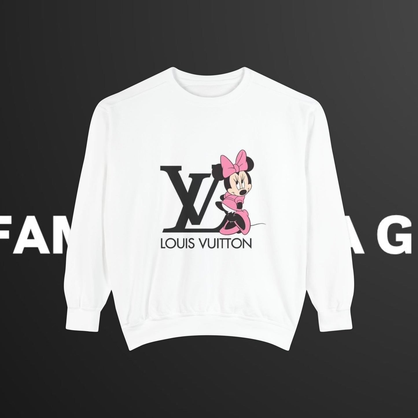 LOUIS VUITTON Wonmen Garment-Dyed Sweatshirt