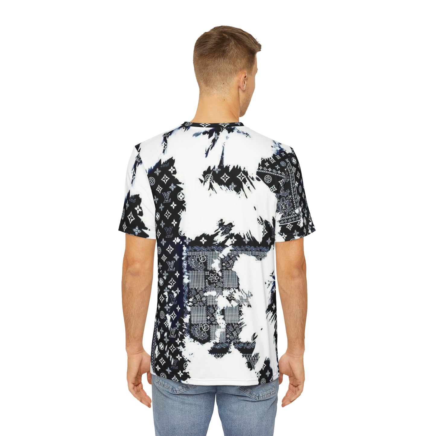 LOUIS VUITTON Stylish Men's Graphic Tee – Trendy All-Over Print Shirt, Casual Wear, Gift for Him, Summer Outfit, Streetwear Fashion