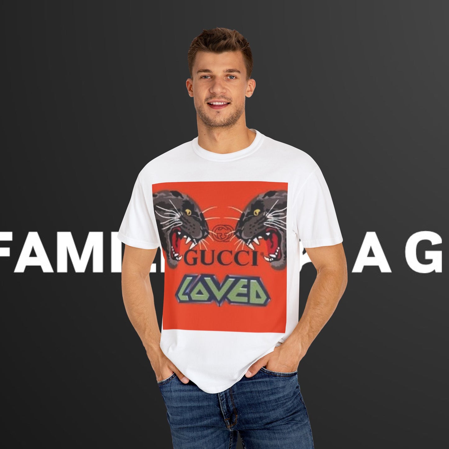 GUCCI Unisex Garment-Dyed T-shirt