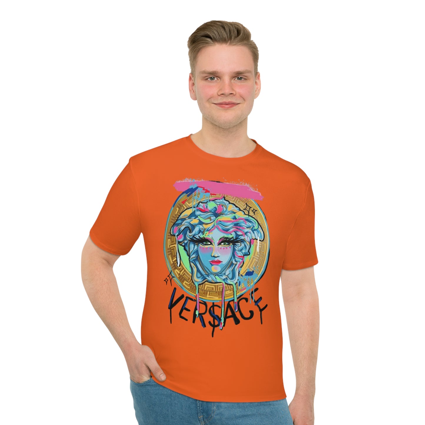 VERSACE Men's Loose T-shirt (AOP)
