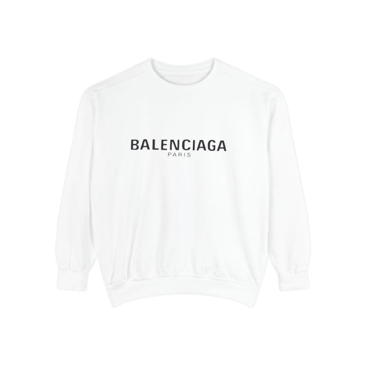 BALENCIAGA Unisex Garment-Dyed Sweatshirt