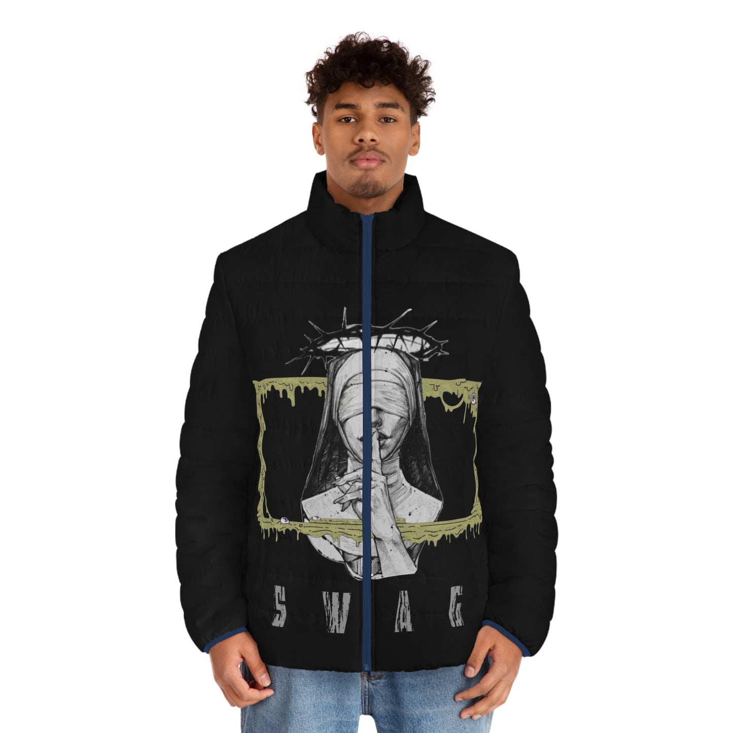 Men's Puffer Jacket (AOP)