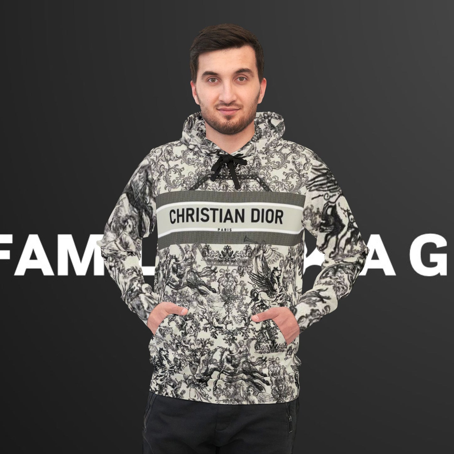 DIOR Athletic Hoodie (AOP)