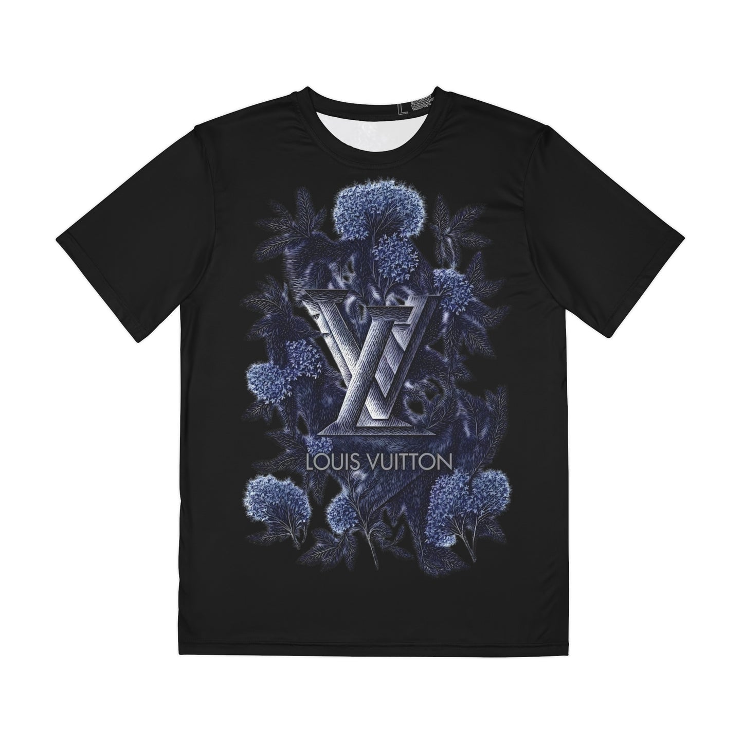 LOUIS VUITTON Stylish Floral Print Tee for Men, Casual Summer Shirt, Graphic Tee, Gift for Him, Trendy College Wear, Outdoor Adventure Top