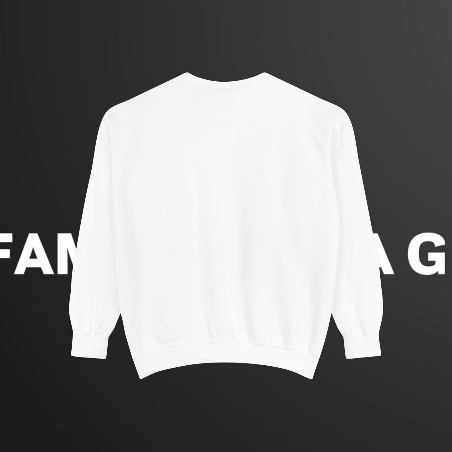 BURBERRY Unisex Garment-Dyed Sweatshirt
