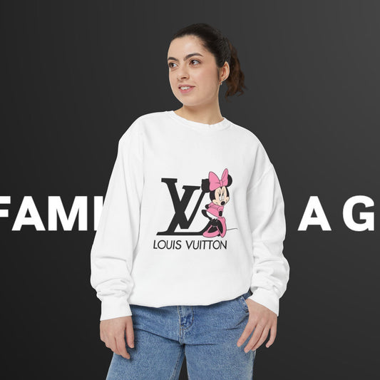 LOUIS VUITTON Wonmen  Garment-Dyed Sweatshirt