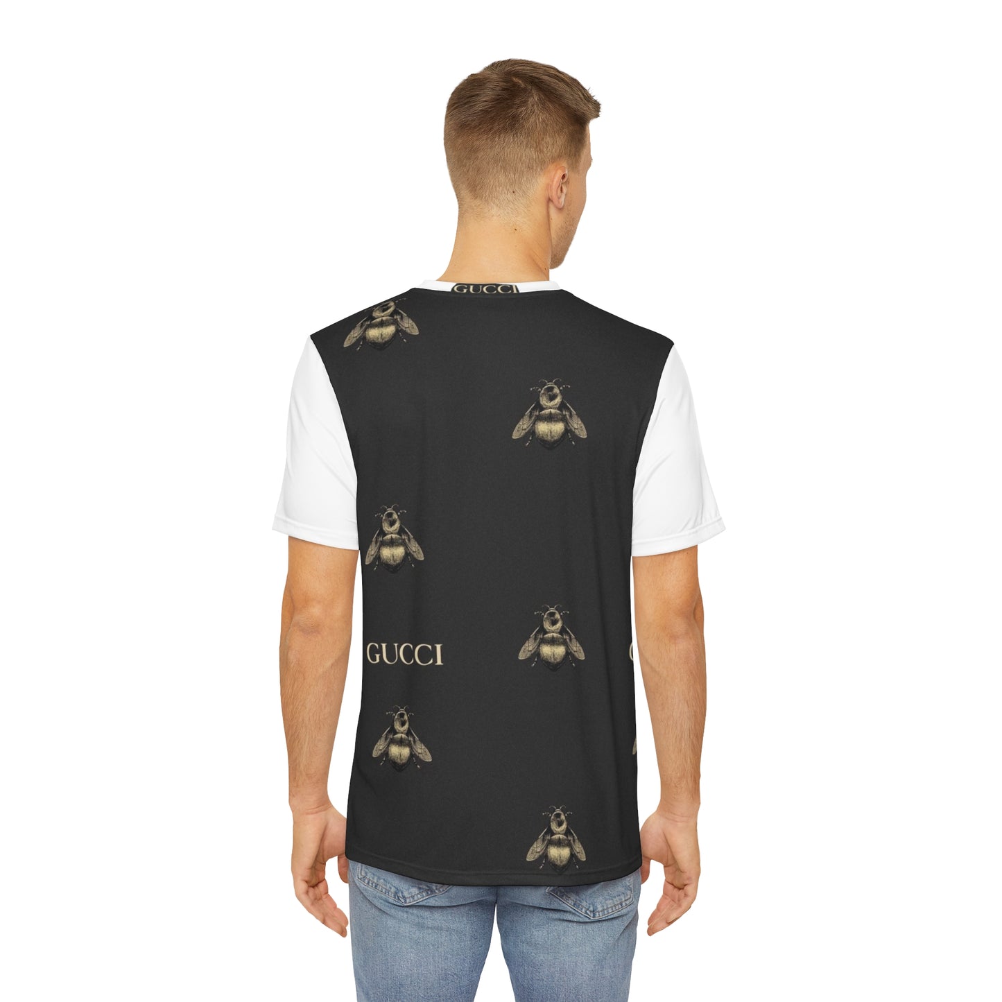 GUCCI Men's Polyester Tee (AOP)