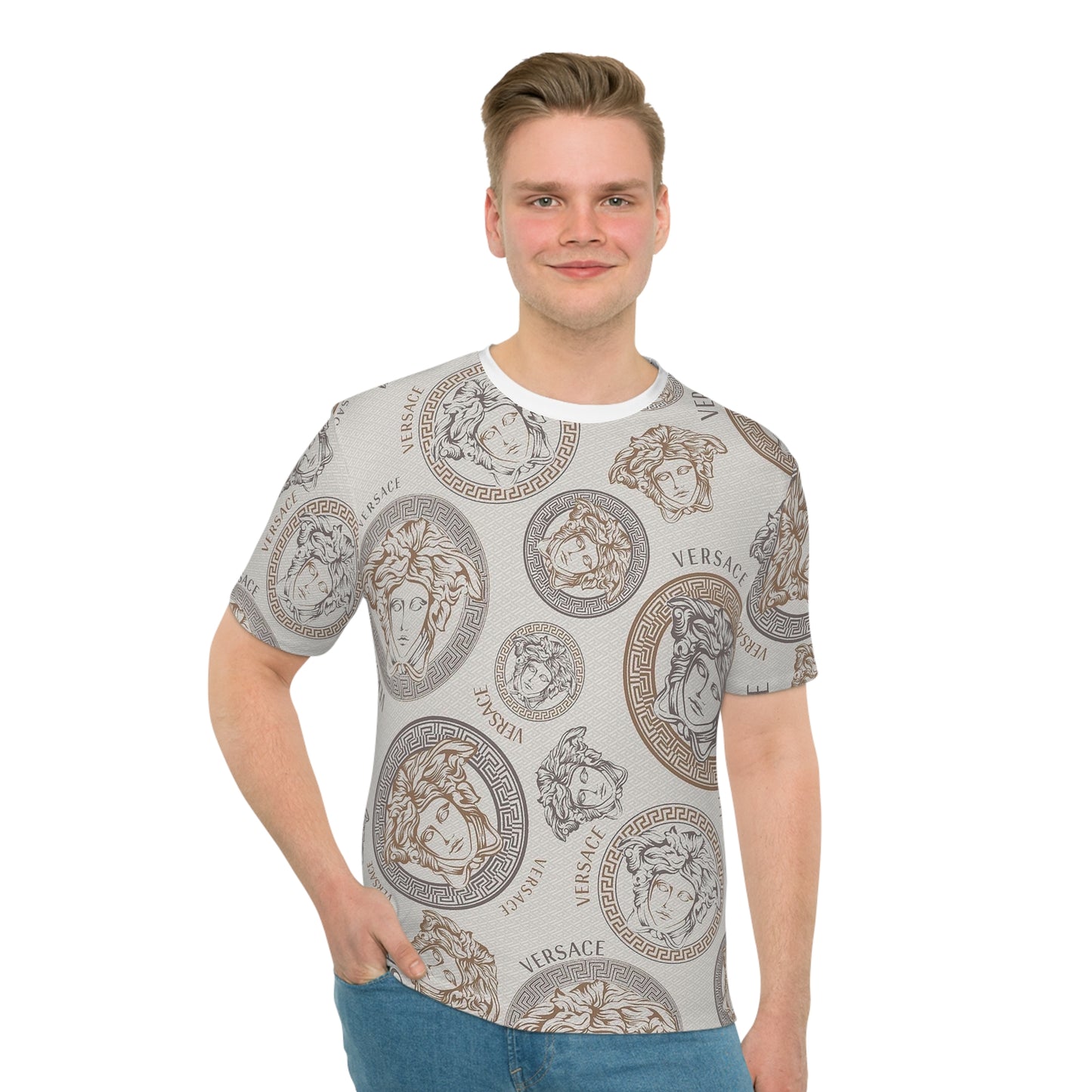 VERSACE Men's Loose T-shirt (AOP)