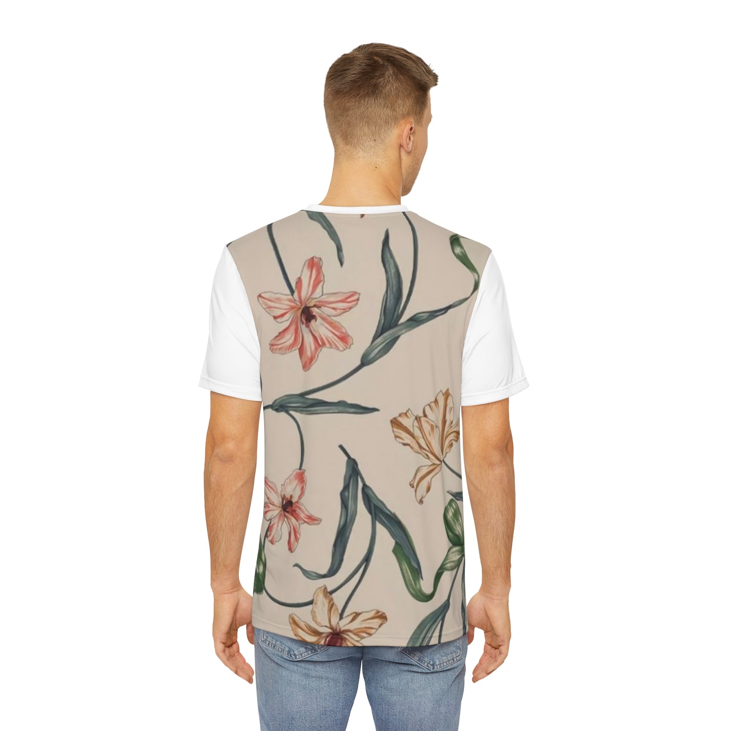 GUCCI Men's Polyester Tee (AOP)