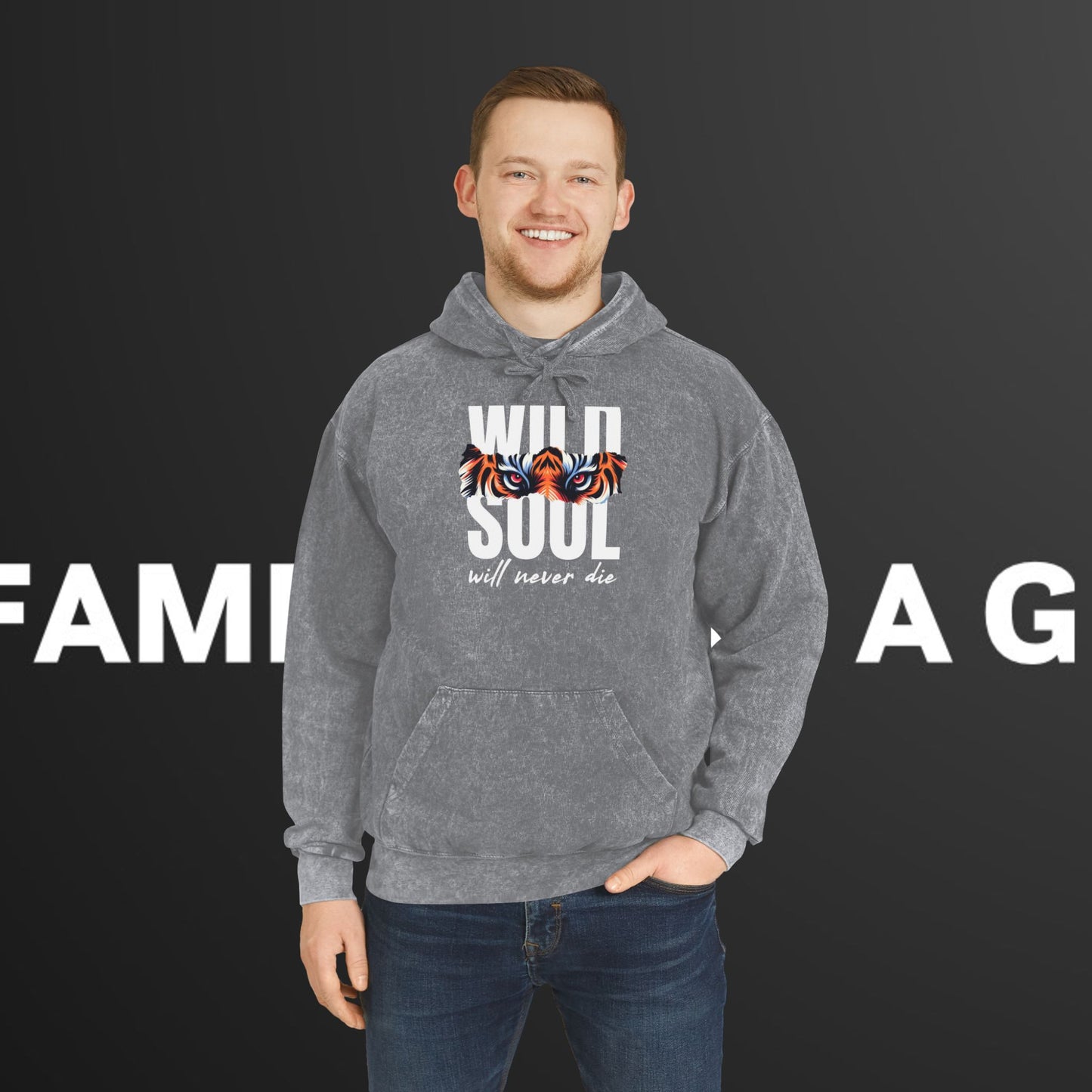 Unisex Mineral Wash Hoodie