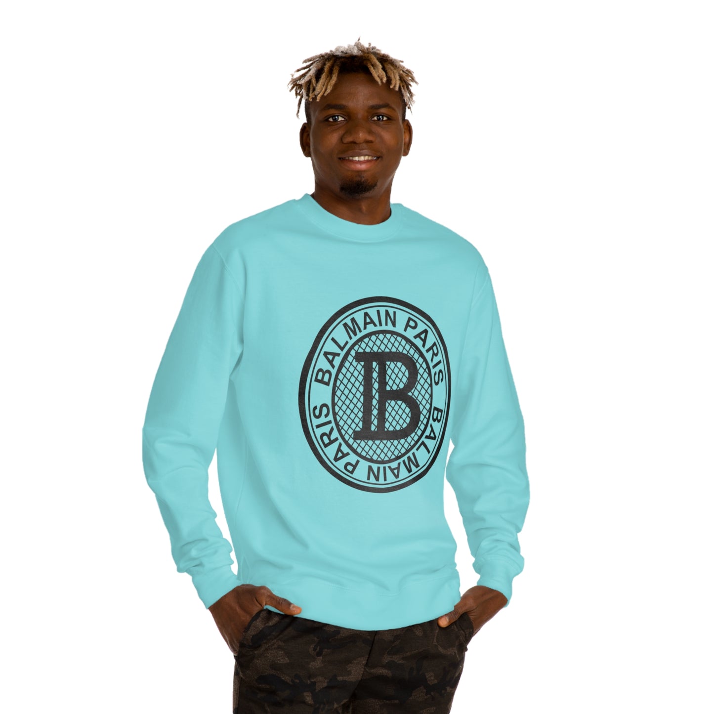 BALAMAIN Unisex Crew Neck Sweatshirt