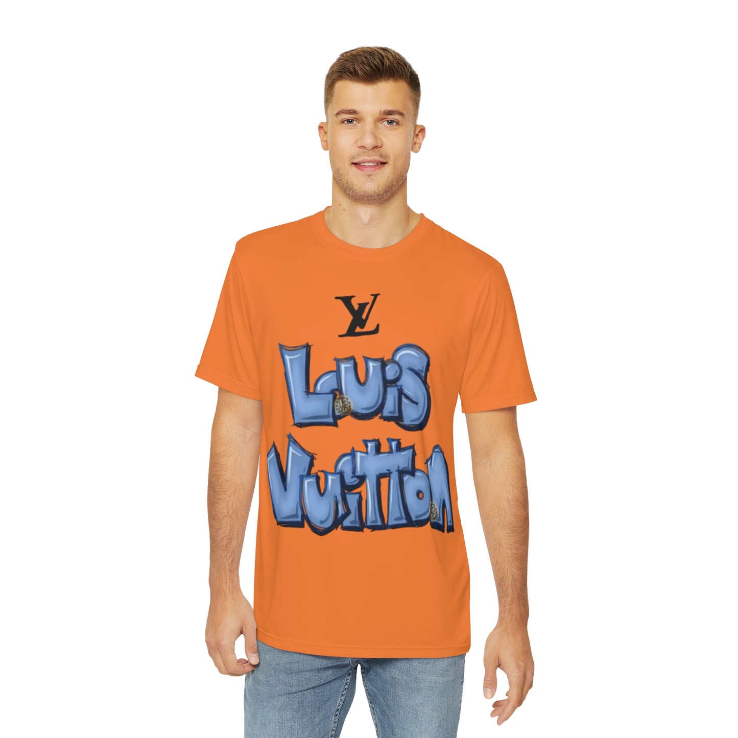 LOUIS VUITTON Men's Polyester Tee (AOP)