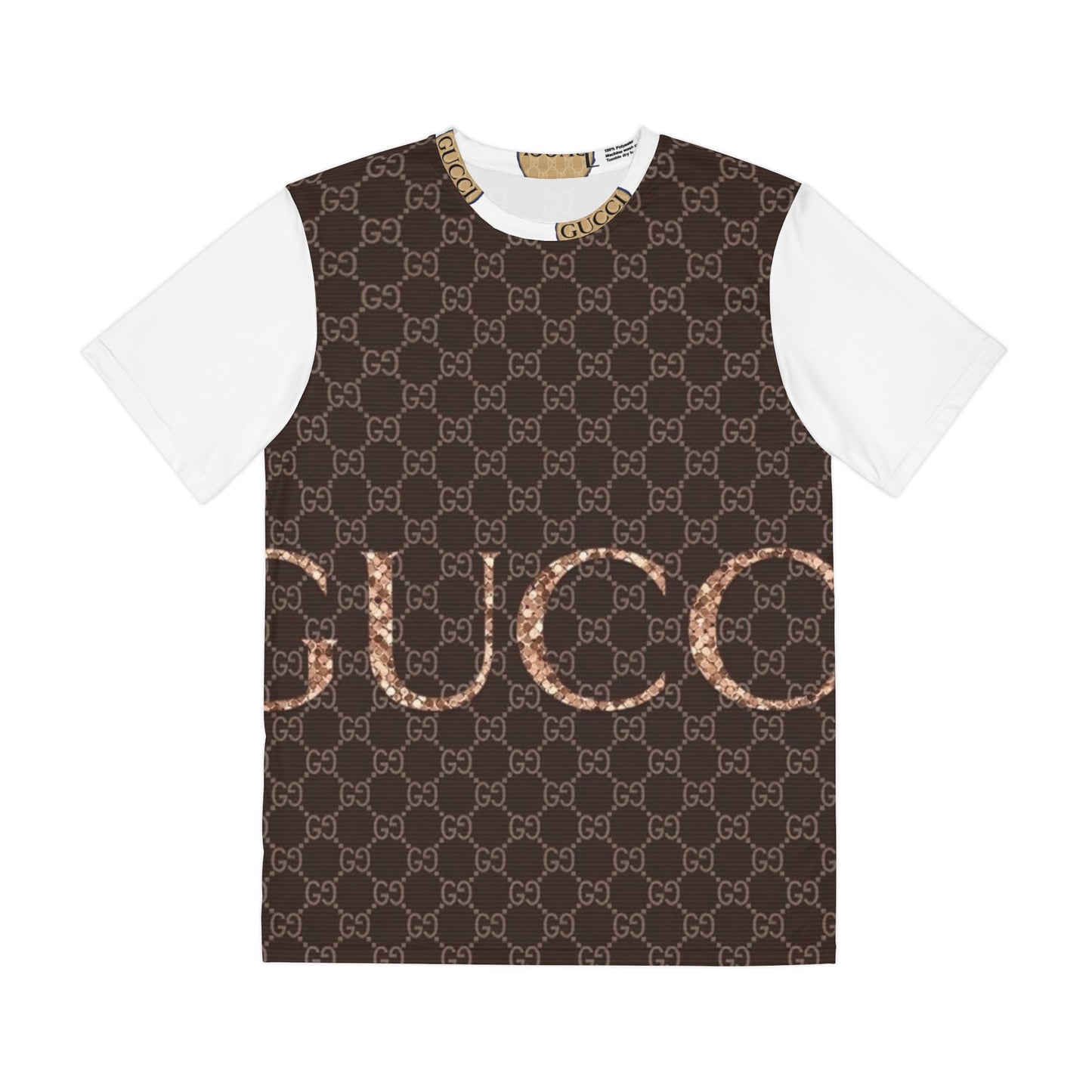 GUCCI Men's Polyester Tee (AOP)