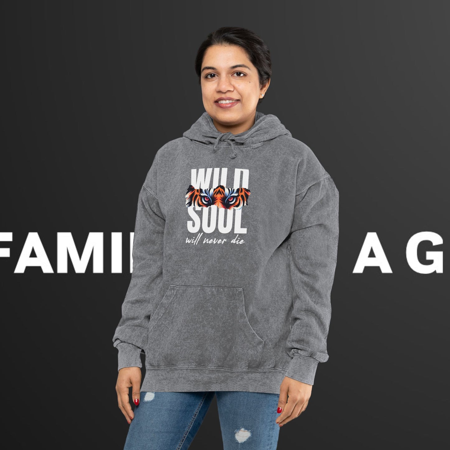 Unisex Mineral Wash Hoodie