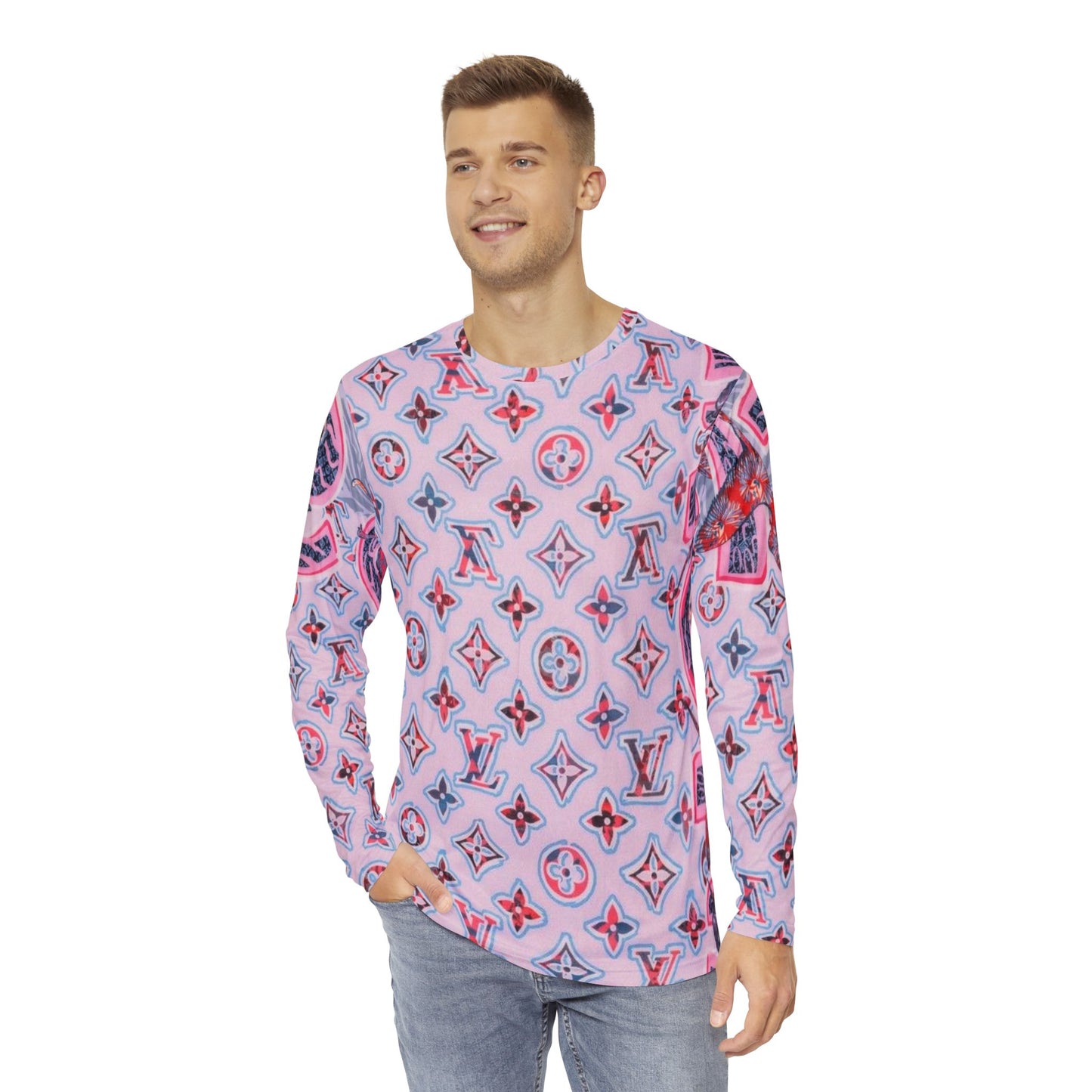LOUIS VUITTON Men's Long Sleeve Shirt (AOP)