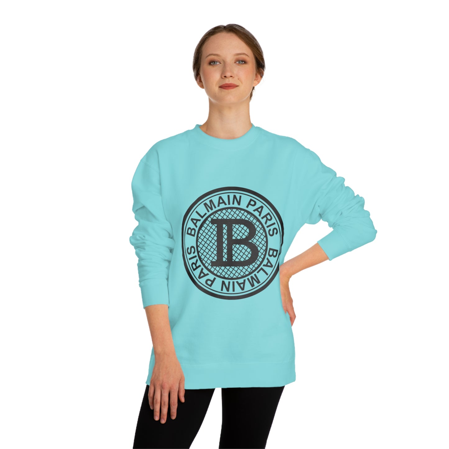 BALAMAIN Unisex Crew Neck Sweatshirt