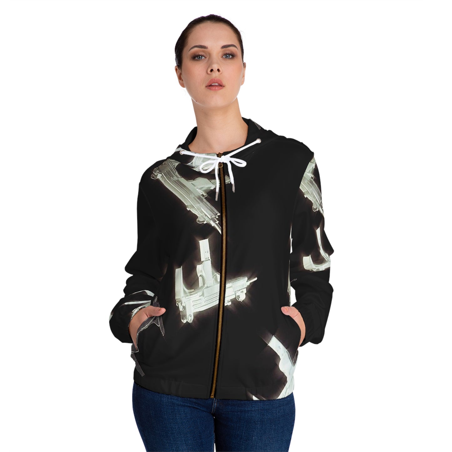 Women’s Full-Zip Hoodie (AOP)