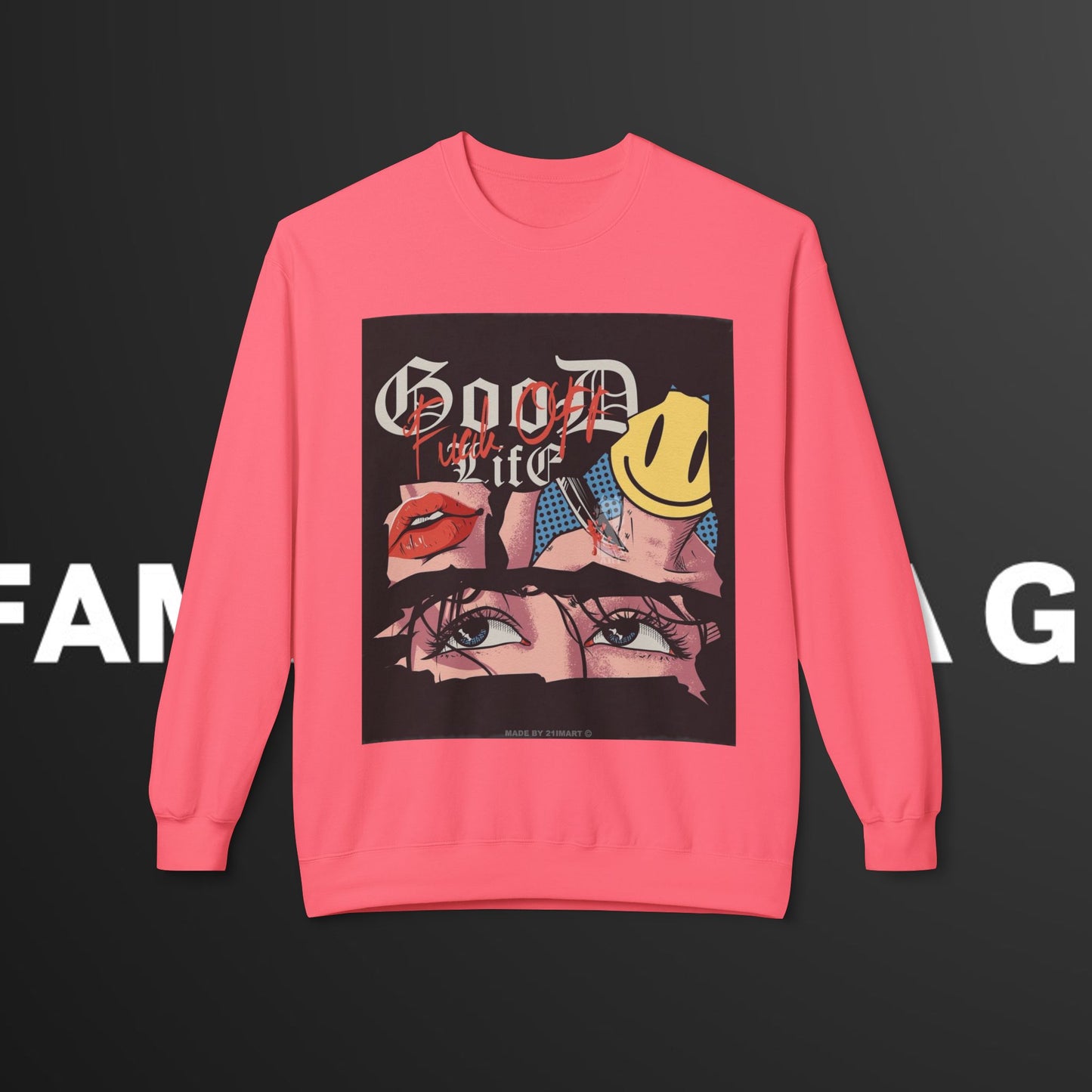 Unisex Midweight Softstyle Fleece Crewneck Sweatshirt