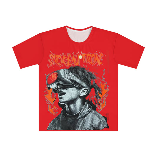 Men's collections  Graphic T-Shirt - 'Broken Strong' Design, Casual Wear, Gift for Gamers, Streetwear Style, Summer Fashion, Cool Relaxed Fit