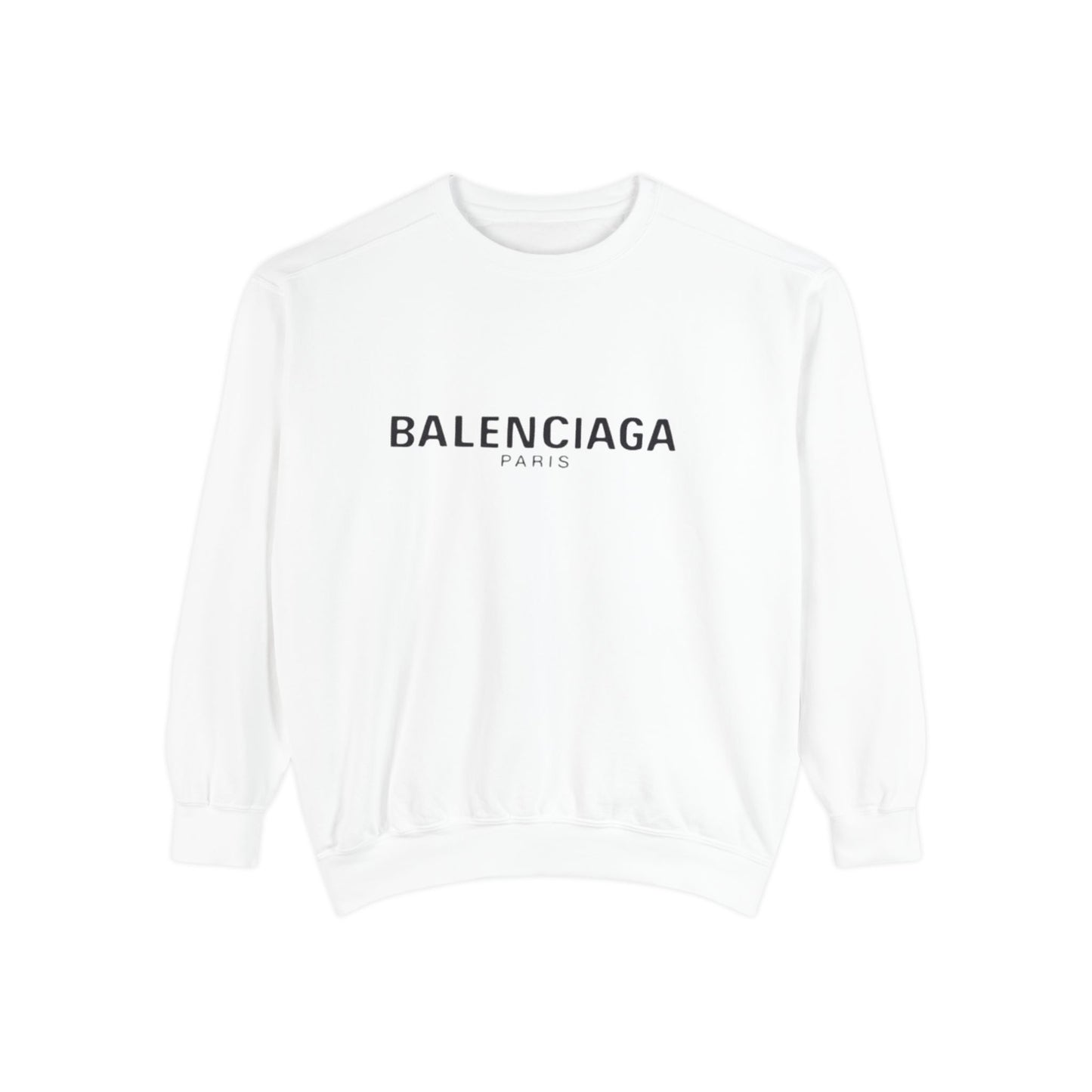 BALENCIAGA Unisex Garment-Dyed Sweatshirt