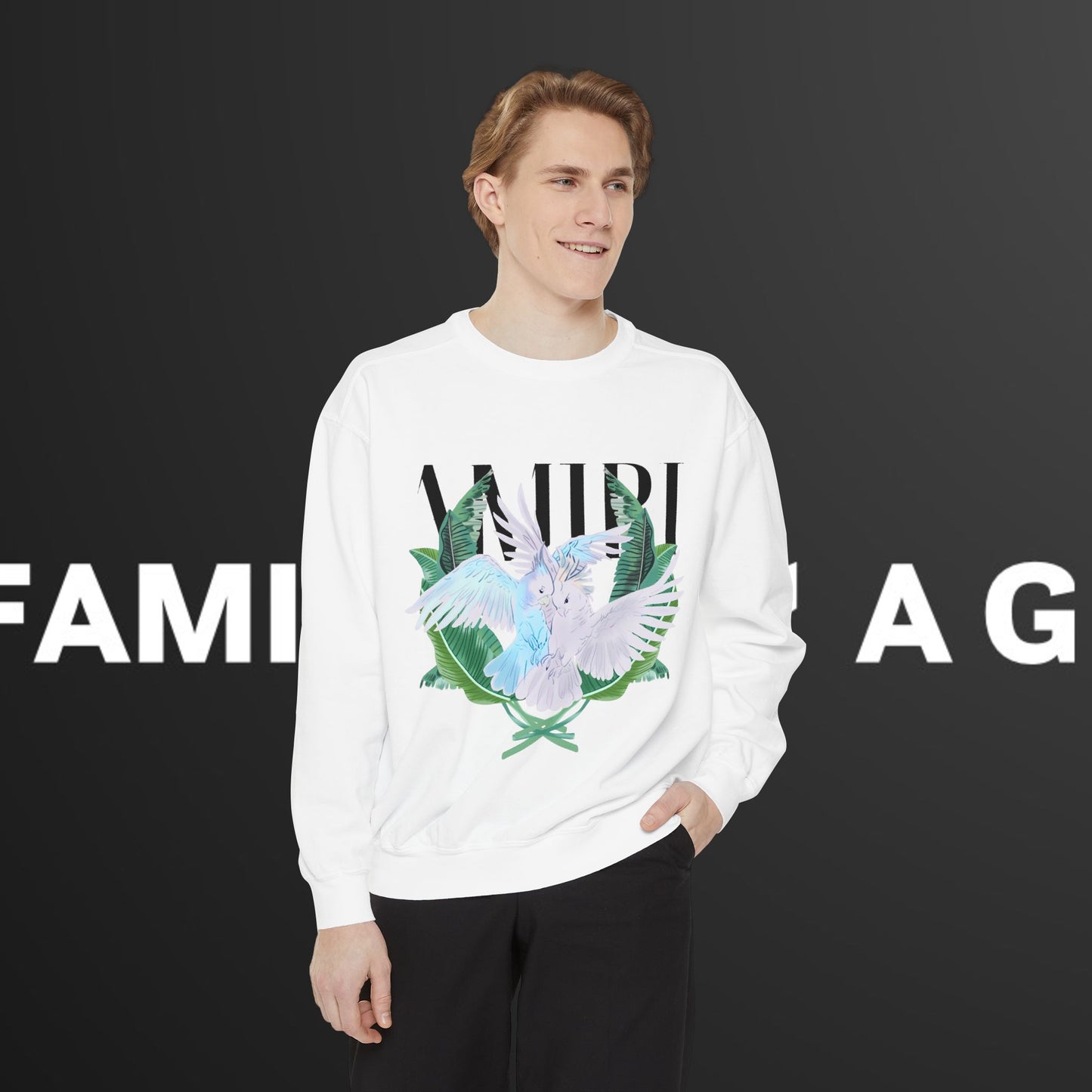 Amiri Unisex Garment-Dyed Sweatshirt