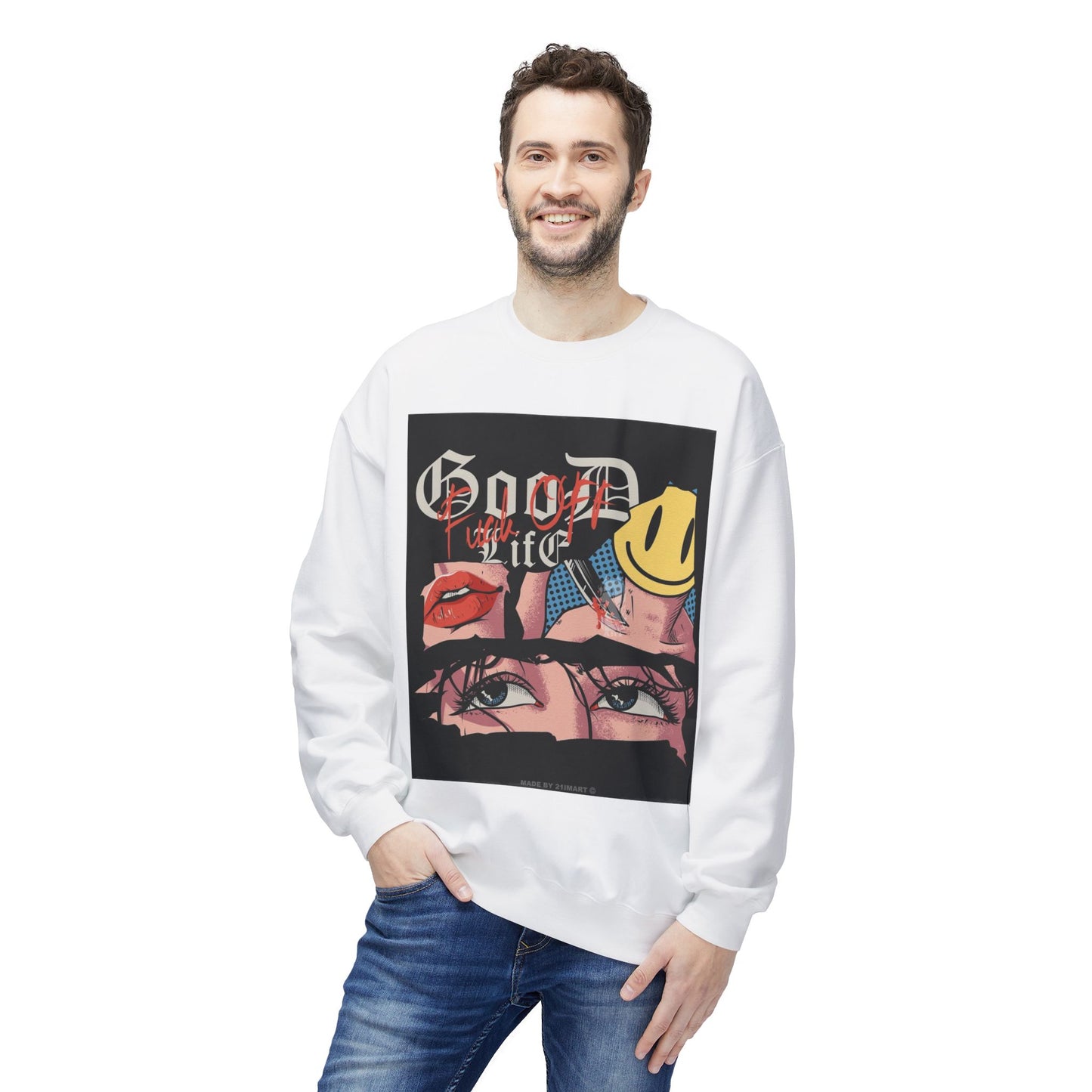 Unisex Midweight Softstyle Fleece Crewneck Sweatshirt